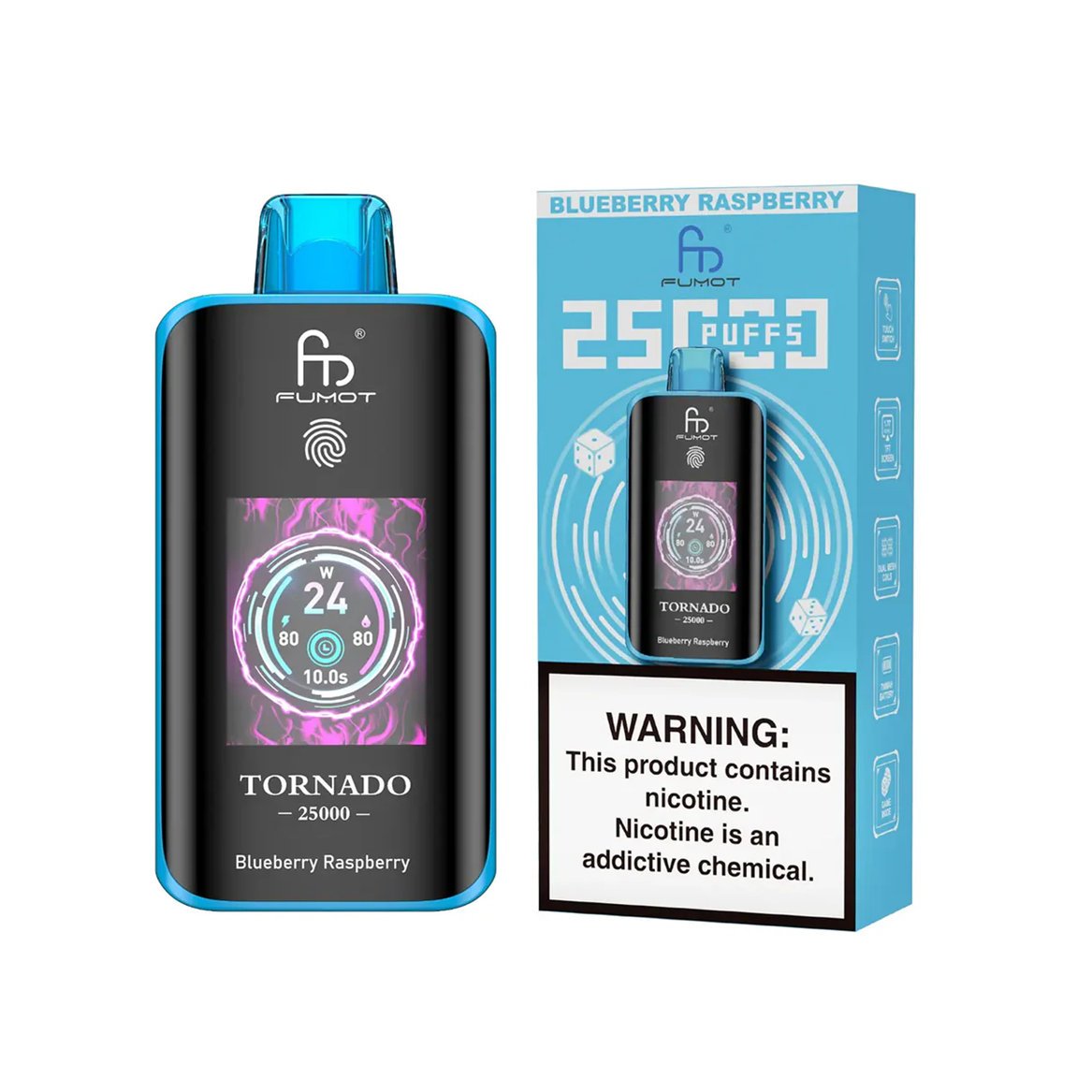 Fumot Tornado 25000 Blueberry Raspberry