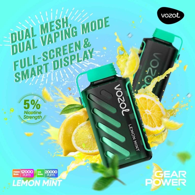 LEMON MINT vozol gear power 20000