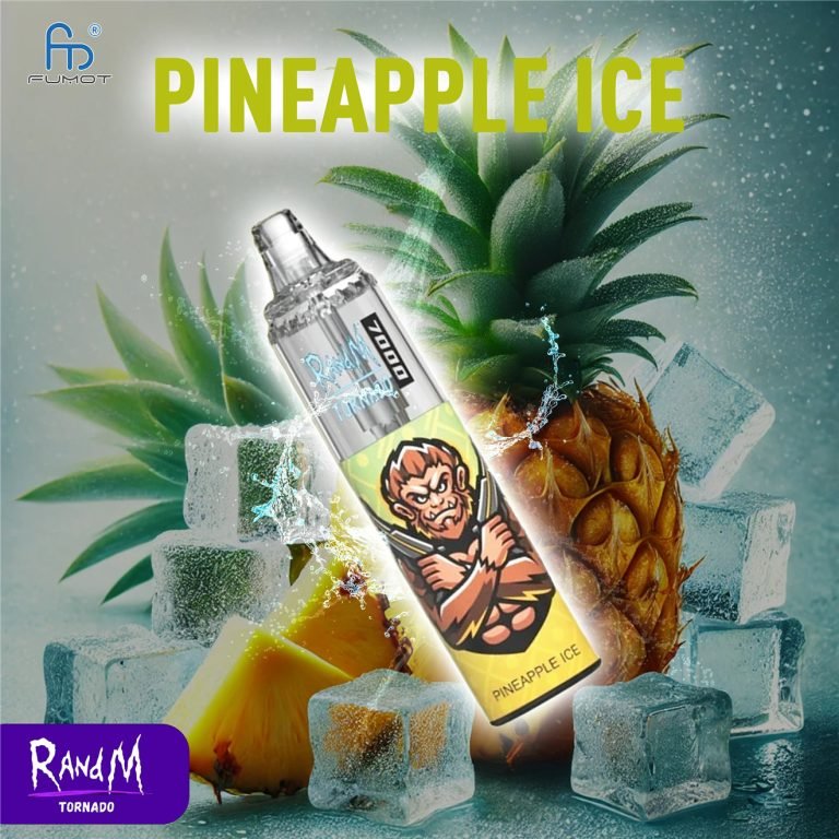 Pineapple Ice RandM Tornado Vape 7000