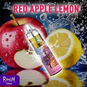 Red Apple Lemon RandM Tornado Vape 7000