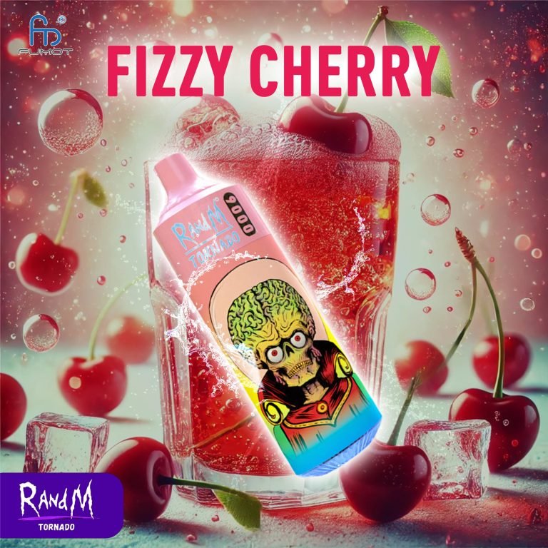 Fizzy Cherry RandM Tornado Vape 9000
