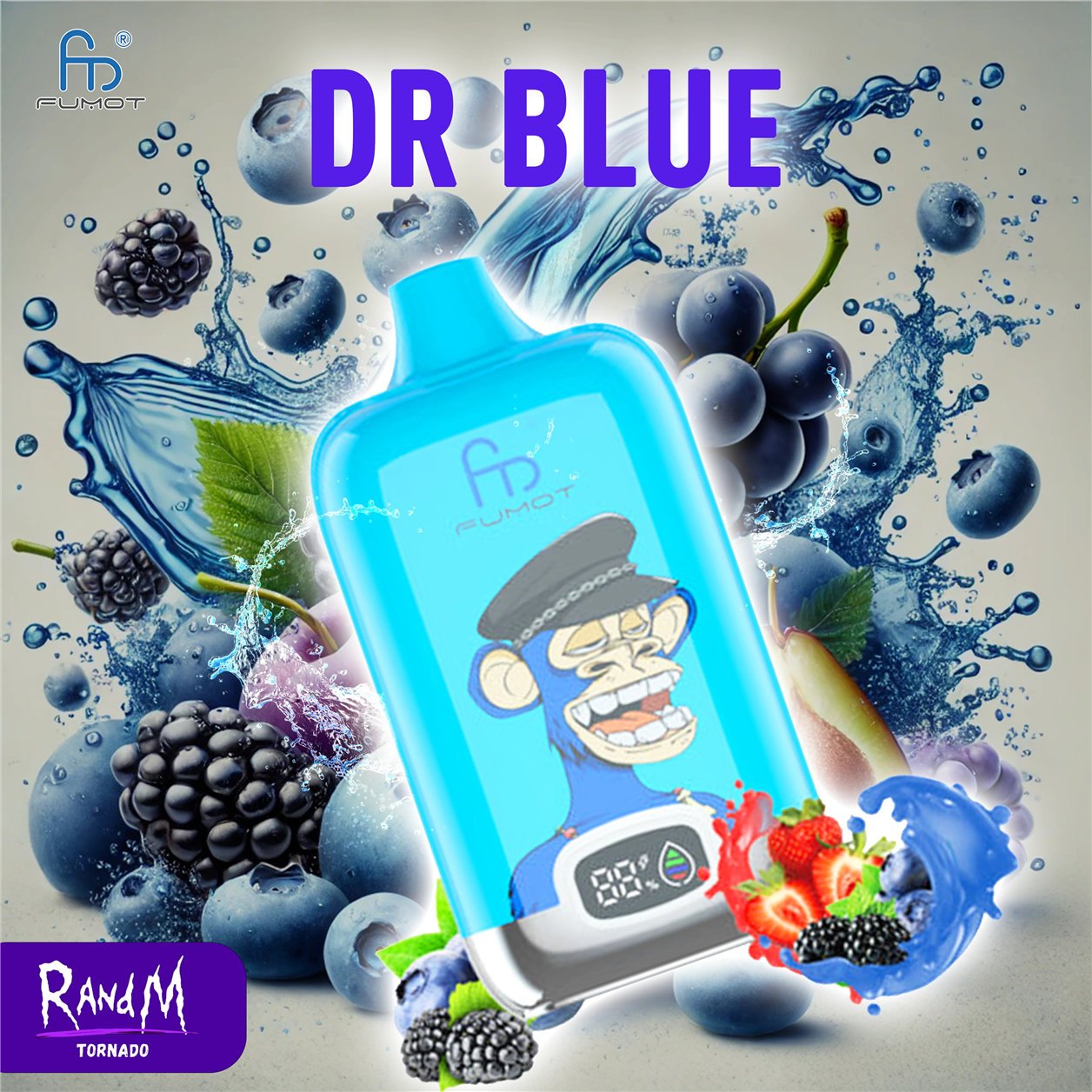 Dr Blue RandM Vape 12000 DIGITAL BOX