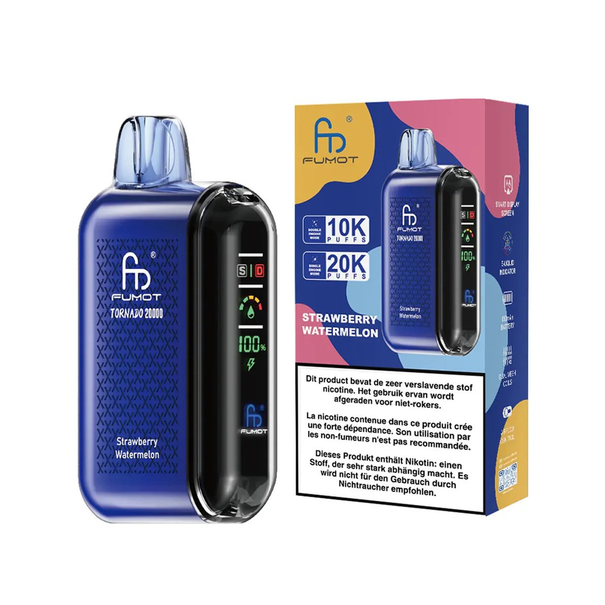 fumot tornado 20000 strawberry watermelon rtdeffrt20000