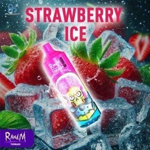 strawberry ice randm tornado vape 9000