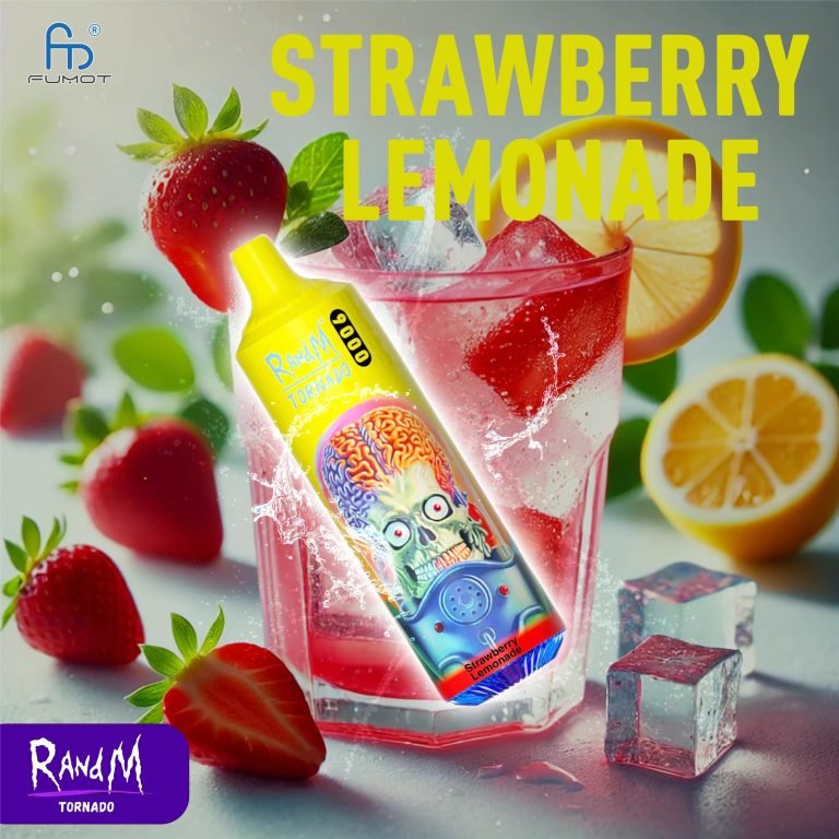 strawberry lemonade randm tornado vape 9000