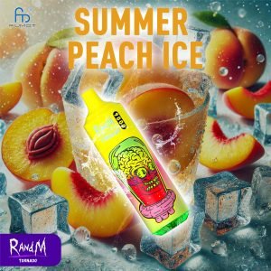 summer peach ice randm tornado vape 9000
