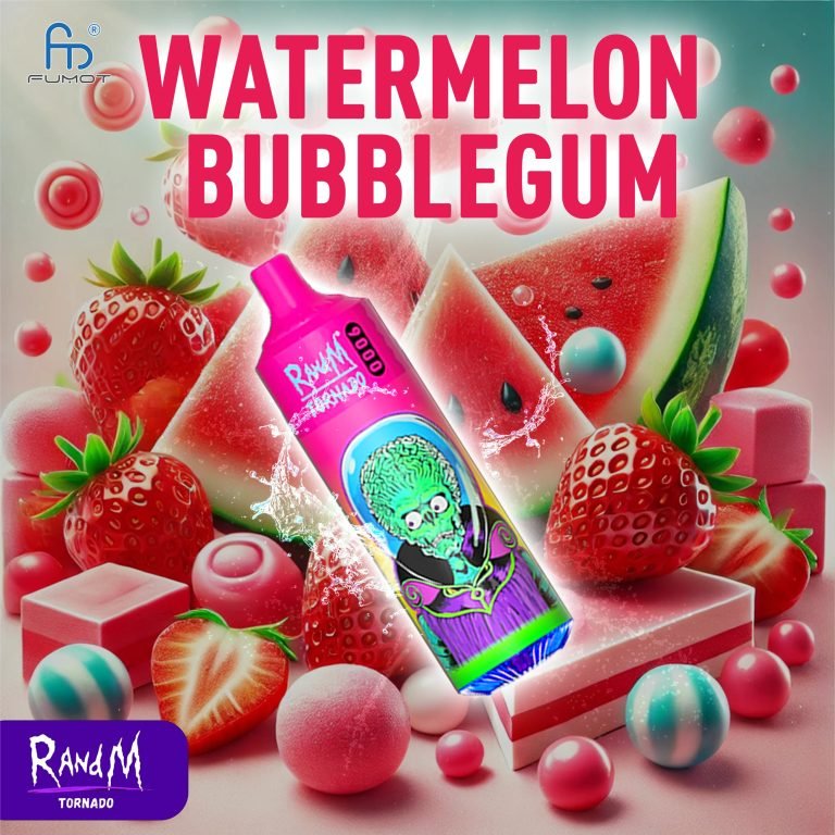 watermelon bubble gum randm tornado vape 9000
