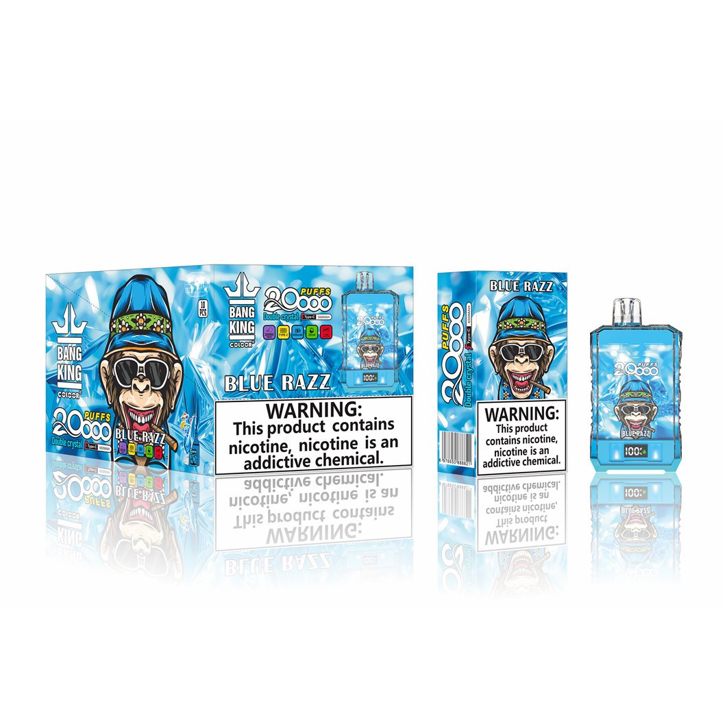 blue razz ice bang king 20000 puffs