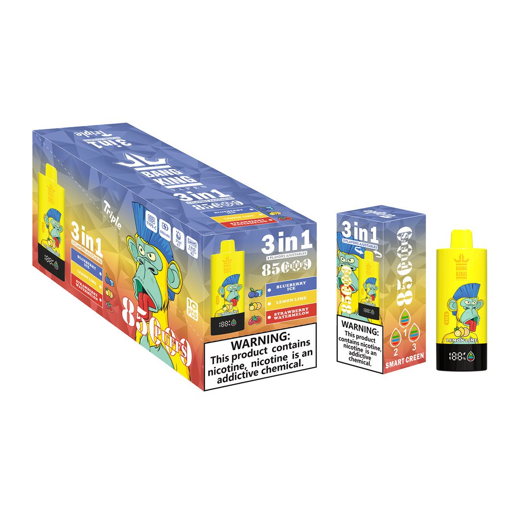 blueberry ice - lemon lime - strawberry watermelon bang king triple 85k