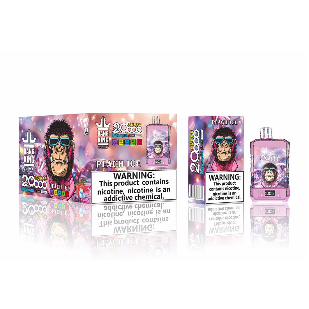 peach ice bang king 20000 puffs