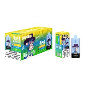 peach mango - blue razz cherry - cool mint bang king triple 85k