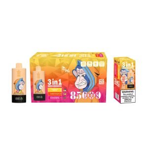 bang king triple 85k tropical fruit - lemon peach - strawberry watermelon