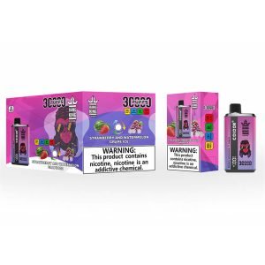 Strawberry and Watermelon Grape Ice Bang King 30000 Puff