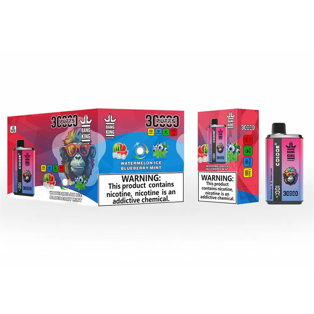 Watermelon Ice Blueberry Mint Bang King 30000 Puff