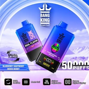 blueberry raspberry - mixed berry bang king 50000 dual flavour