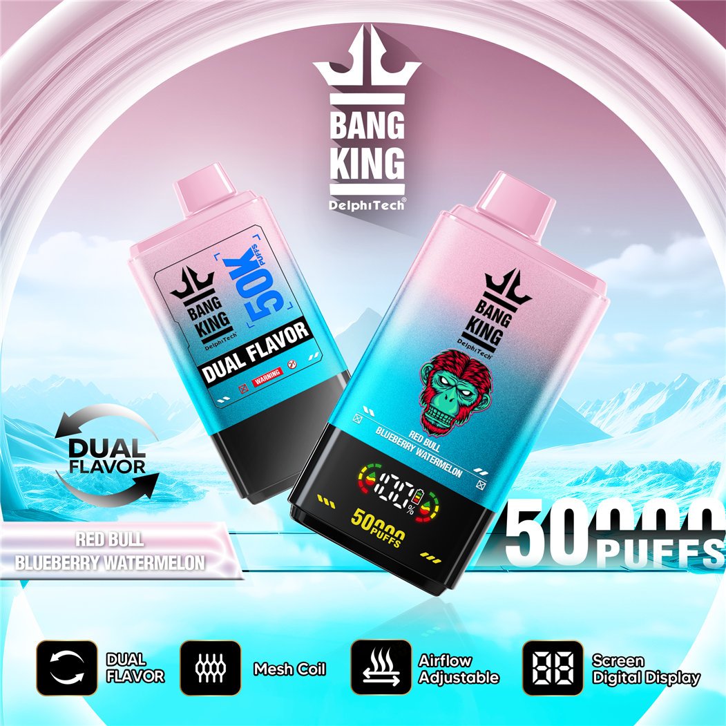 red bull - blueberry watermelon bang king 50000 dual flavour