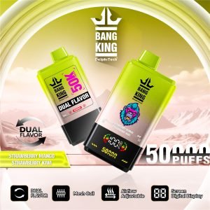 strawberry mango - strawberry kiwi bang king 50000 dual flavour