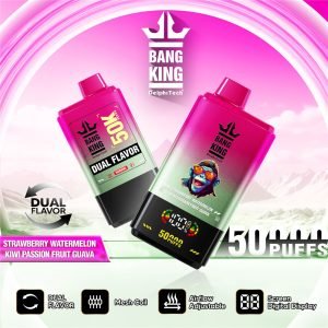 strawberry watermelon - kiwi passion fruit guava bang king 50000 dual flavour