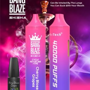 cherry blossom grapes bang blaze 40000 refillable vape