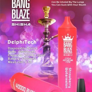 Watermelon Strawberry bang blaze 40k refillable vape