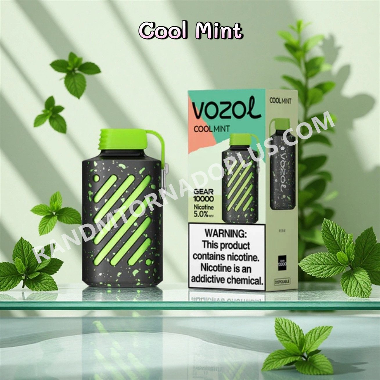 Cool Mint Vozol Gear 10000 Puffs Rtpdeffvg10000