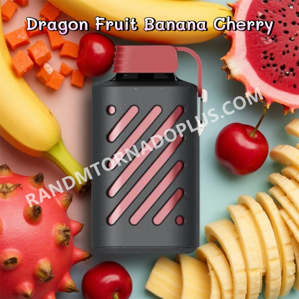 Dragon Fruit Banana Cherry Vozol Gear 10000 Vape Rtpdeffvg10000