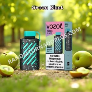 Green Blast Vozol Gear 10000 Puffs Rtpdeffvg10000