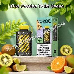 Kiwi Passion Fruit Guava Vozol Gear 10000 Puffs Rtpdeffvg10000
