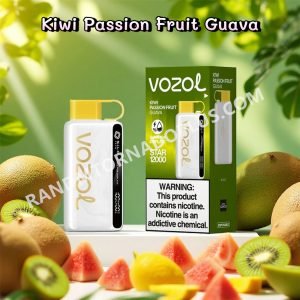 Kiwi Passion Fruit Guava Vozol Star 12000 Vape Rtdeffvs12000