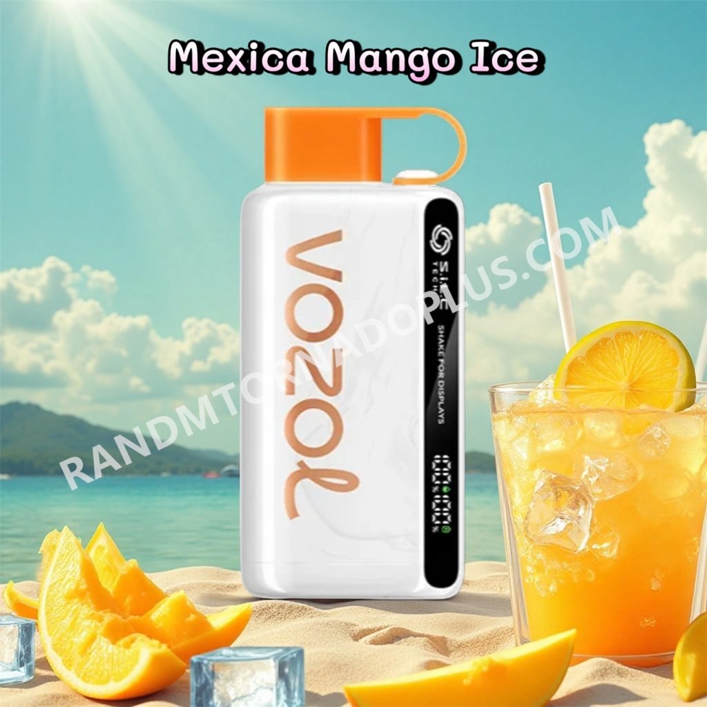 Mexica Mango Ice Vozol Star 12000 Vape Rtdeffvs12000