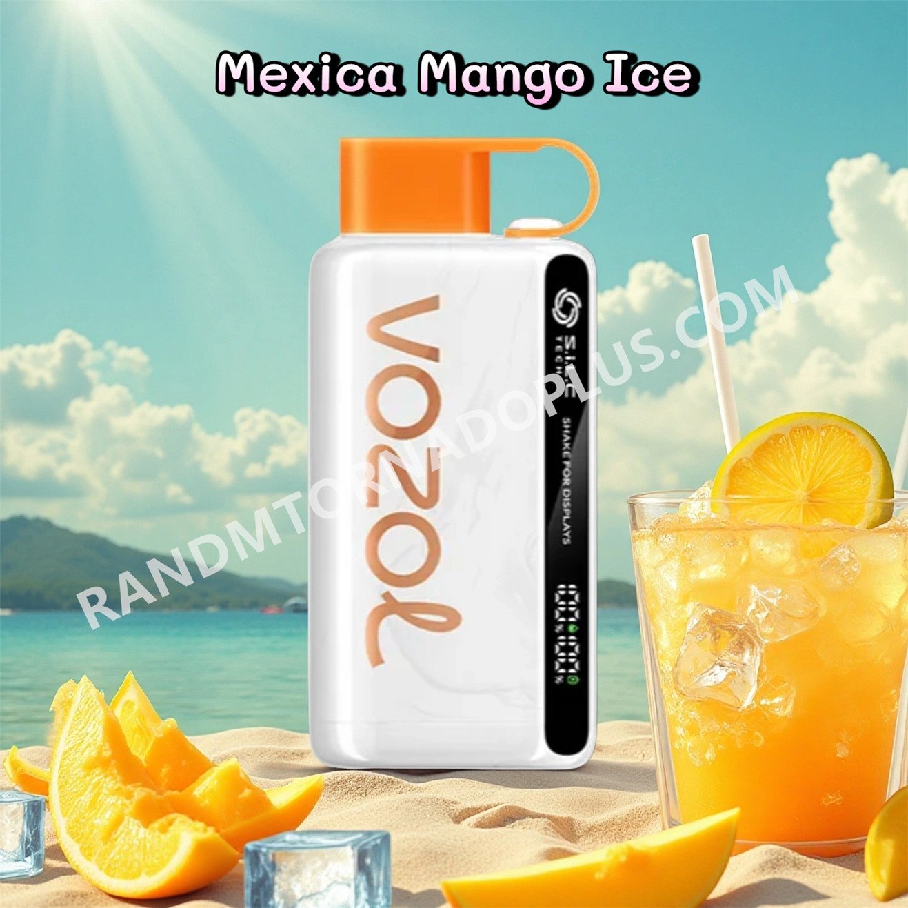 Mexica Mango Ice Vozol Star 12000 Vape Rtdeffvs12000