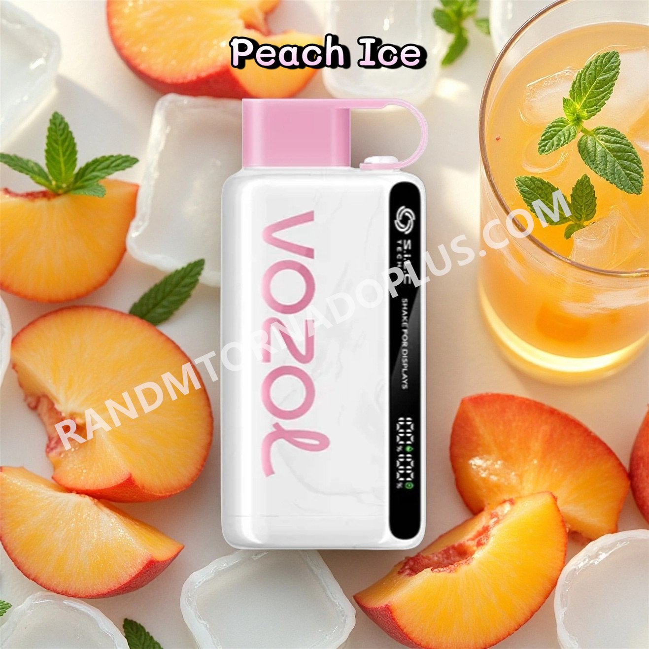 Peach Ice Vozol Star 12000 Vape Rtdeffvs12000