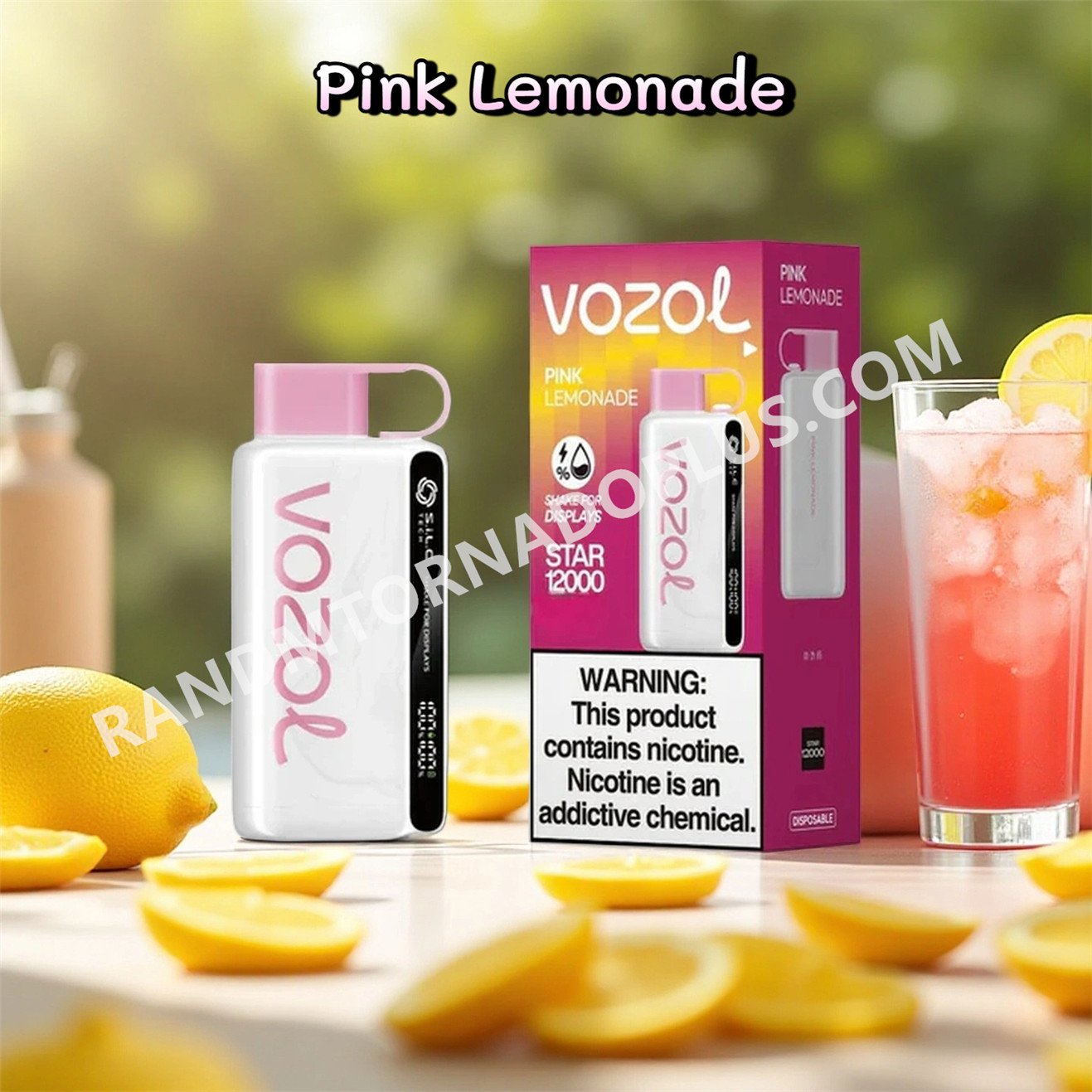 Pink Lemonade Vozol Star 12000 Vape Rtdeffvs12000