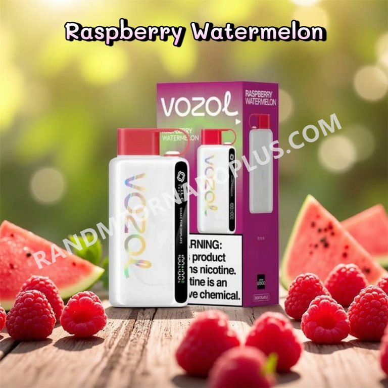 Raspberry Watermelon Vozol Star 12000 Vape Rtdeffvs12000