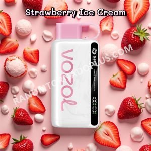 Strawberry Ice Cream Vozol Star 12000 Vape Rtdeffvs12000