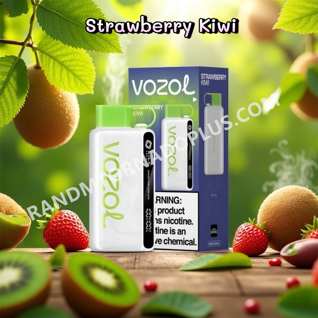 Strawberry Kiwi Vozol Star 12000 Vape Rtdeffvs12000