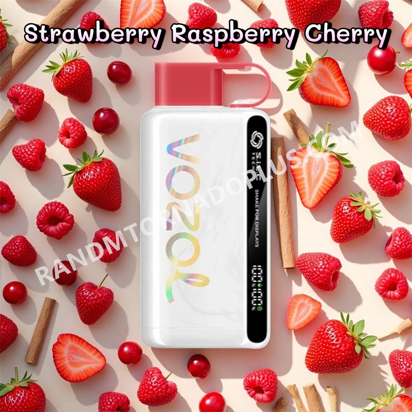 Strawberry Raspberry Cherry Vozol Star 12000 Vape Rtdeffvs12000