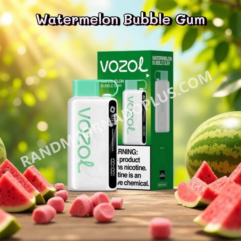 Watermelon Bubble Gum Vozol Star 12000 Vape Rtdeffvs12000