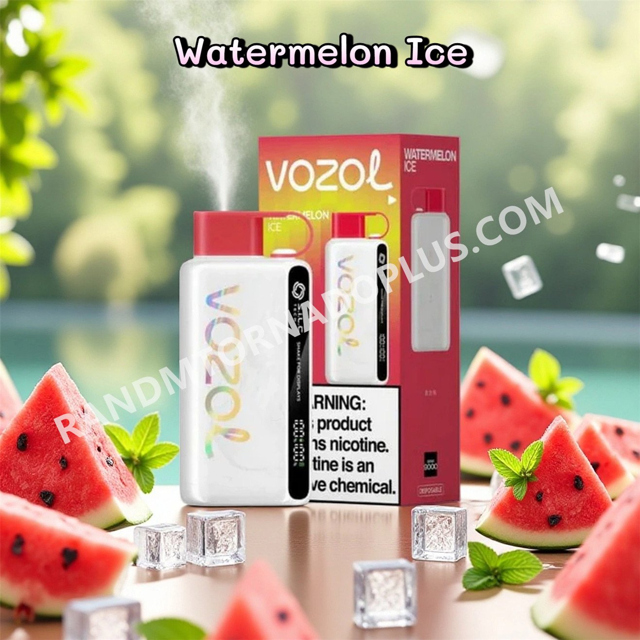 Watermelon Ice Vozol Star 12000 Vape Rtdeffvs12000