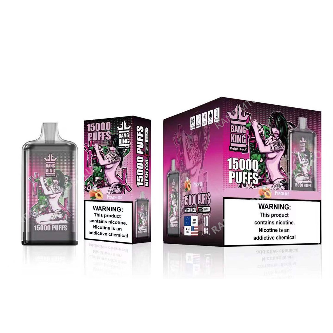 Bang King 15000 Peach Ice Rtdeffbk15000