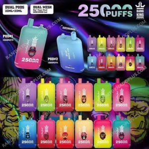 bang king 25000 2% nicotine strengths