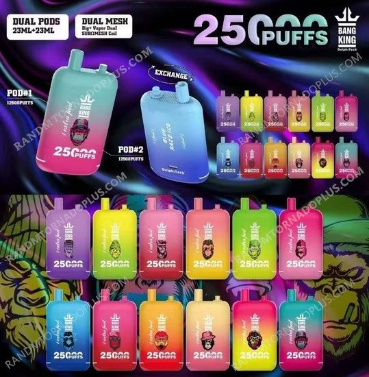 bang king 25000 2% nicotine strengths