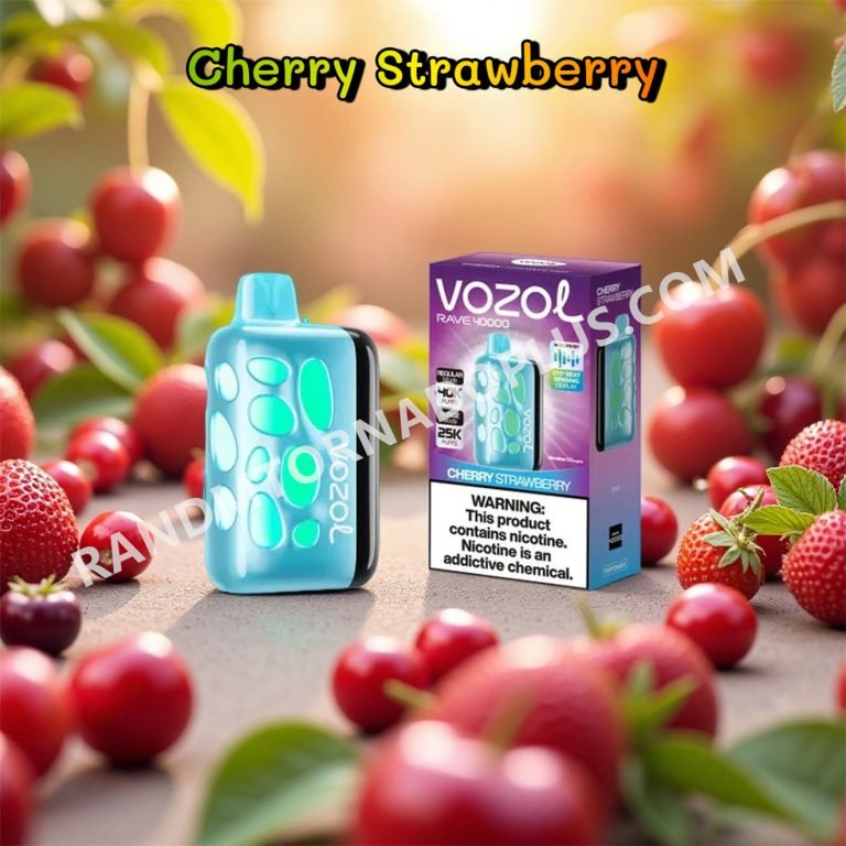 Cherry Strawberry Vozol Rave 40000 Rtpdeffvr40000