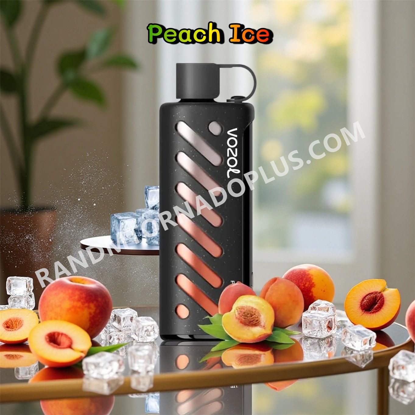 Peach Ice Vozol Gear Shisha 25000 Rtpdeffvgs25000