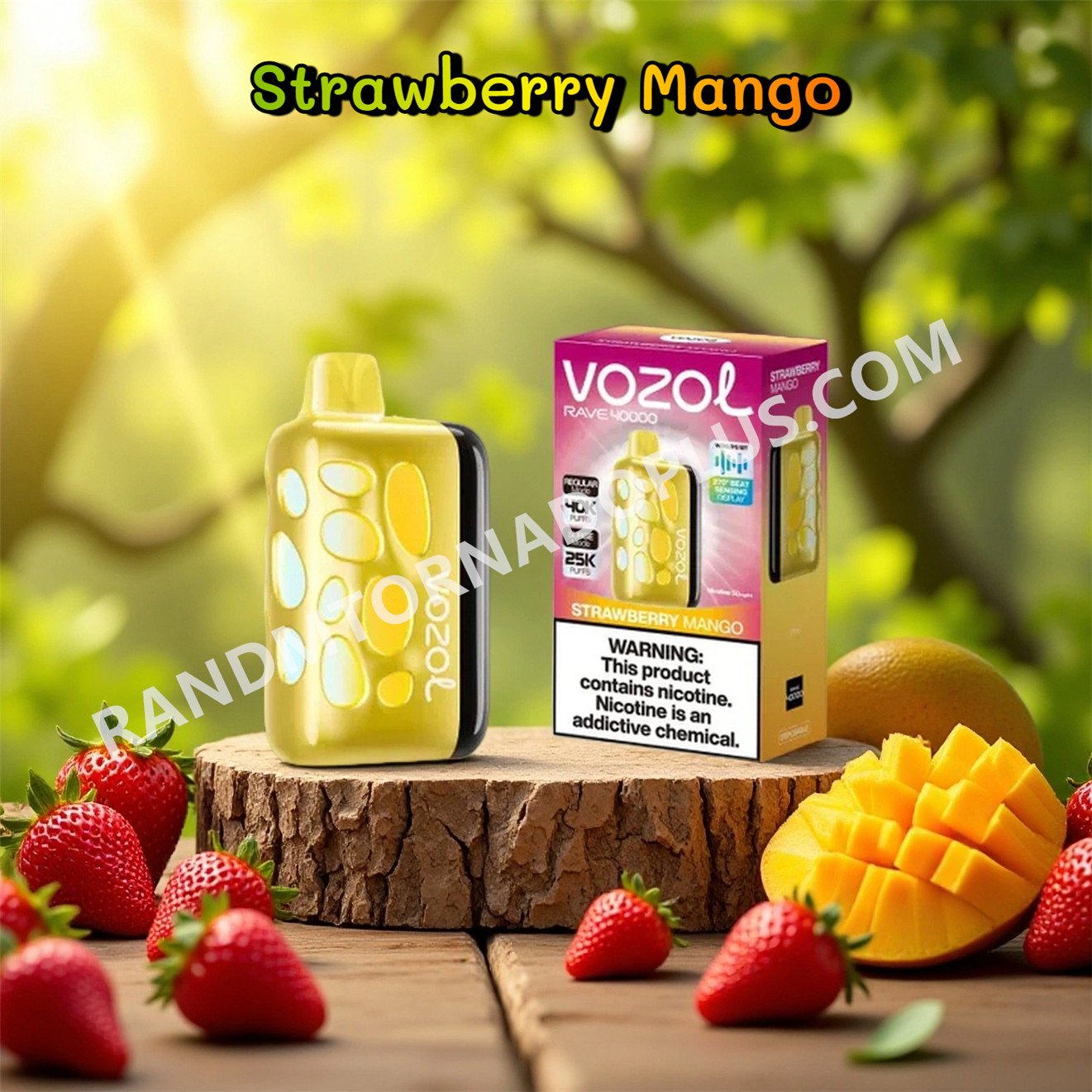 Strawberry Mango Vozol Rave 40000 Rtpdeffvr40000