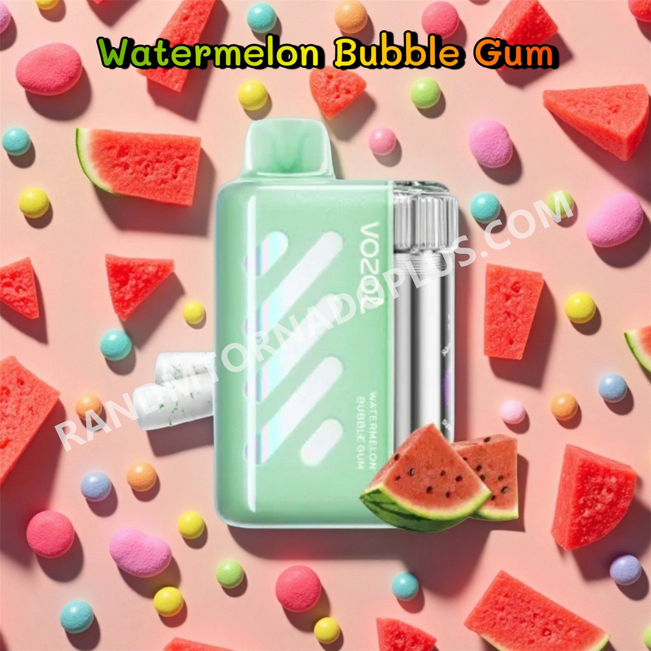 Watermelon Bubble Gum Vozol Vista 40000 Rtpdeffvv40000