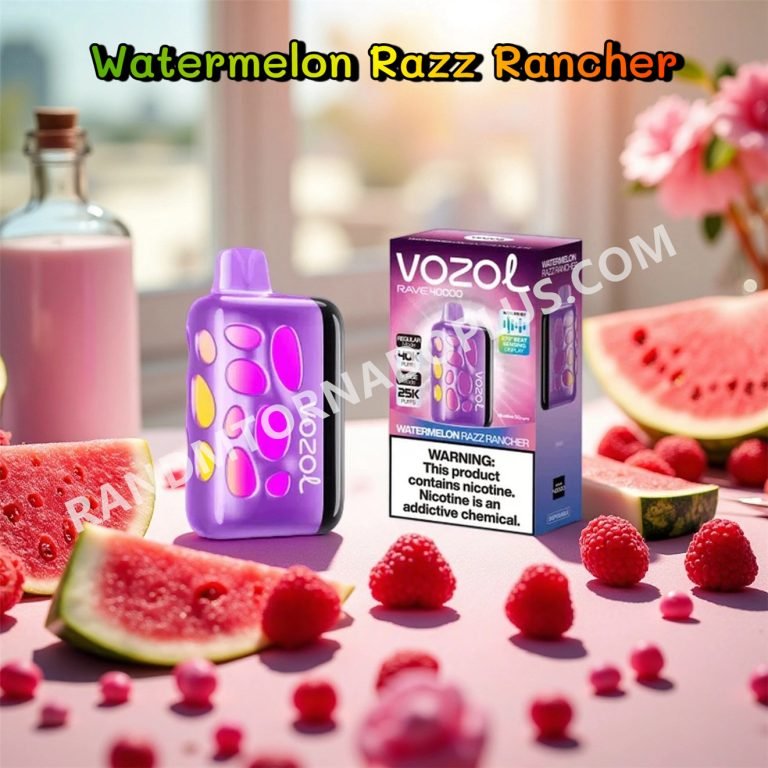 Watermelon Razz Rancher Vozol Rave 40000 Rtpdeffvr40000