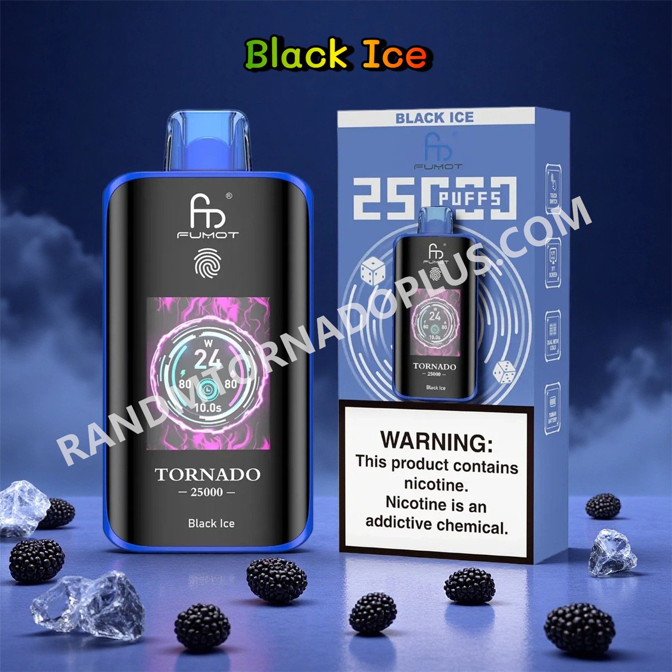 Black Ice 25k Fumot Randm Tornado 25000 Rtdeffrt25000n2
