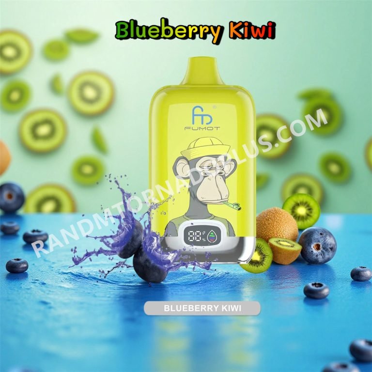 Blueberry Kiwi 12k Fumot Digital Box 12000 Randm Tornado Rtdeffrt12000n2