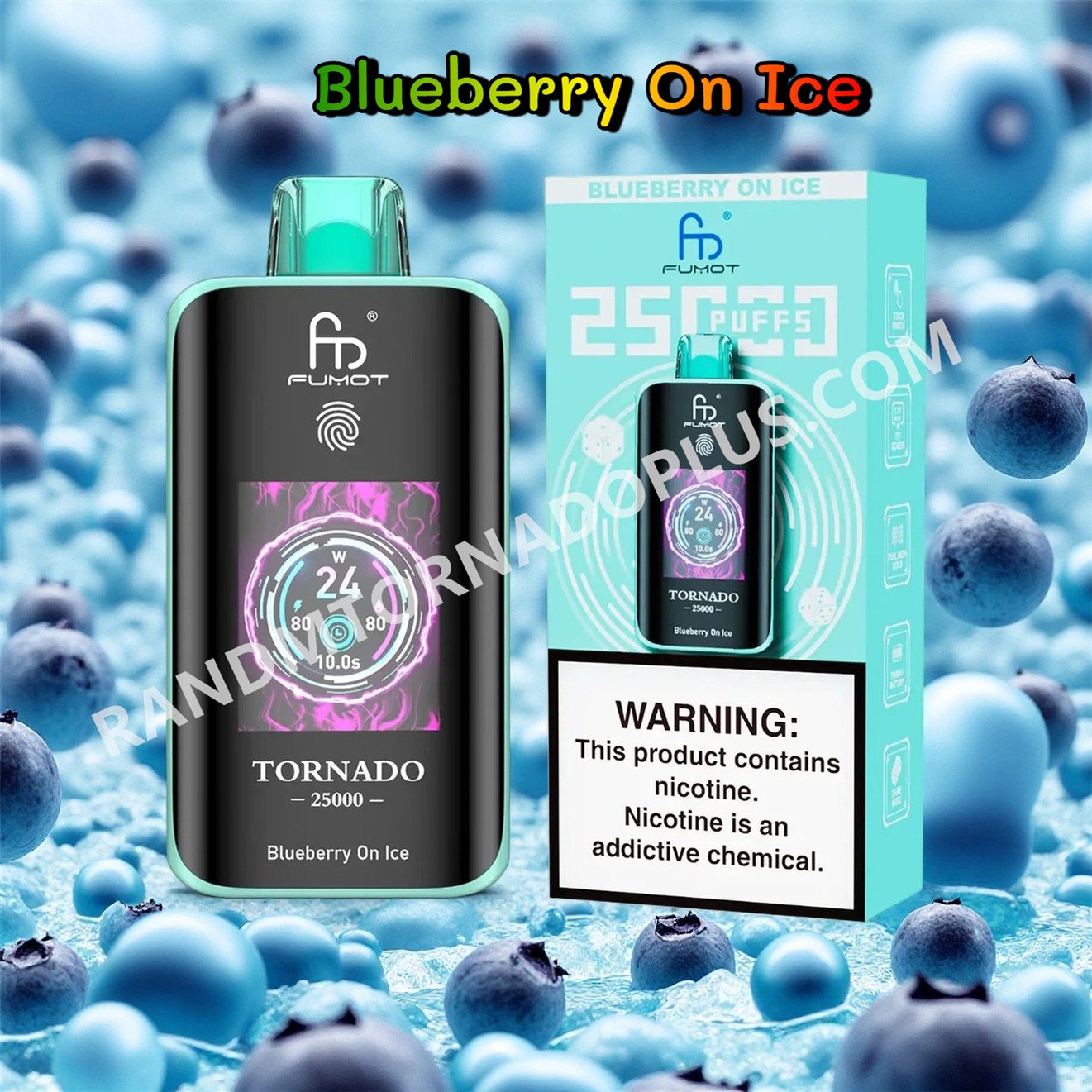 Blueberry On Ice 25k Fumot Randm Tornado 25000 Rtdeffrt25000n2